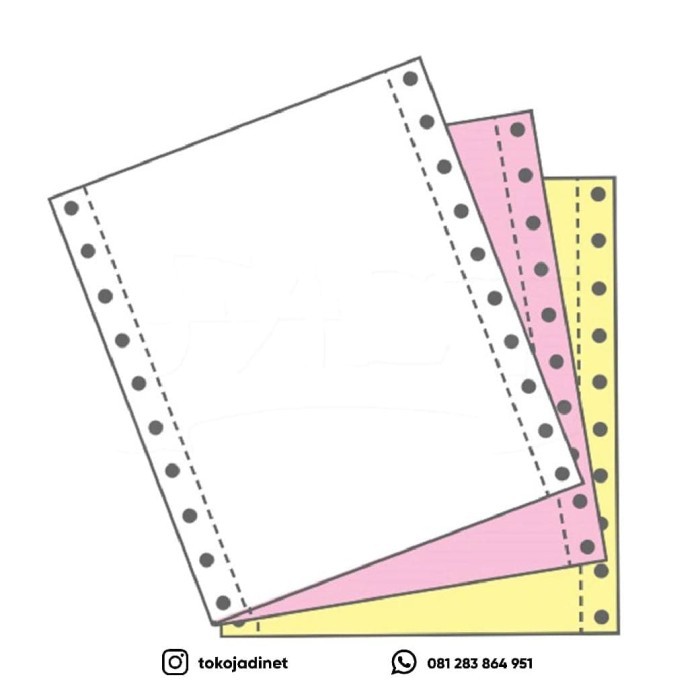 

PAPERLINE Continuous Form 9 1/2 x 11 3 Ply (K3) | Kertas Komputer