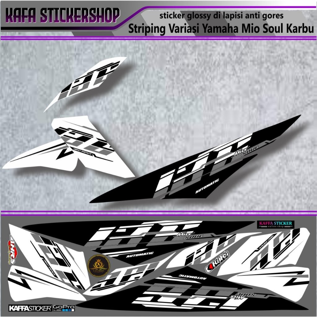 striping variasi mio soul mio old soul variasi stiker mio soul motip simple