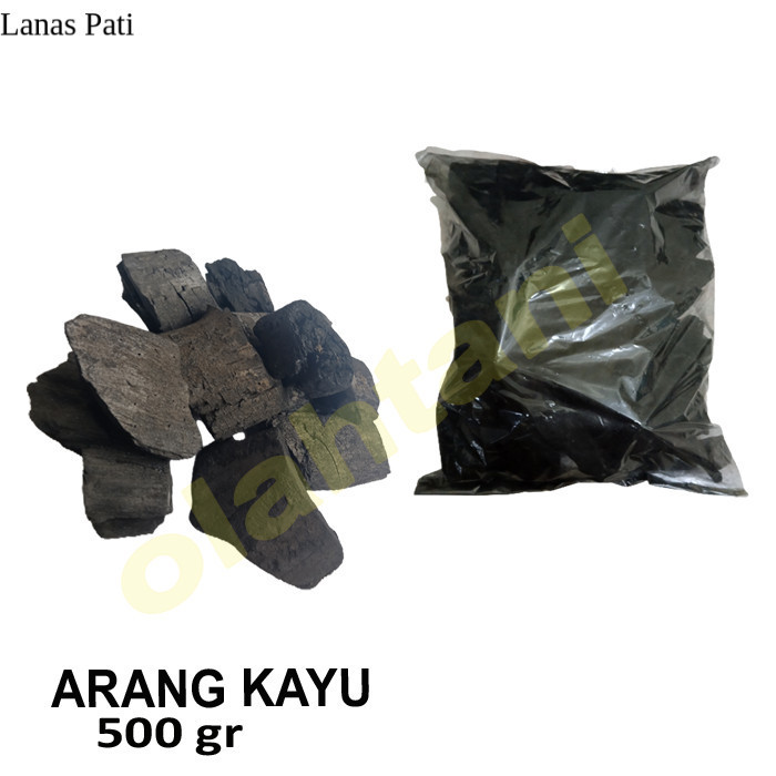 

Arang Kayu Media Tanaman Hias - 500 gr arang murah terlariss