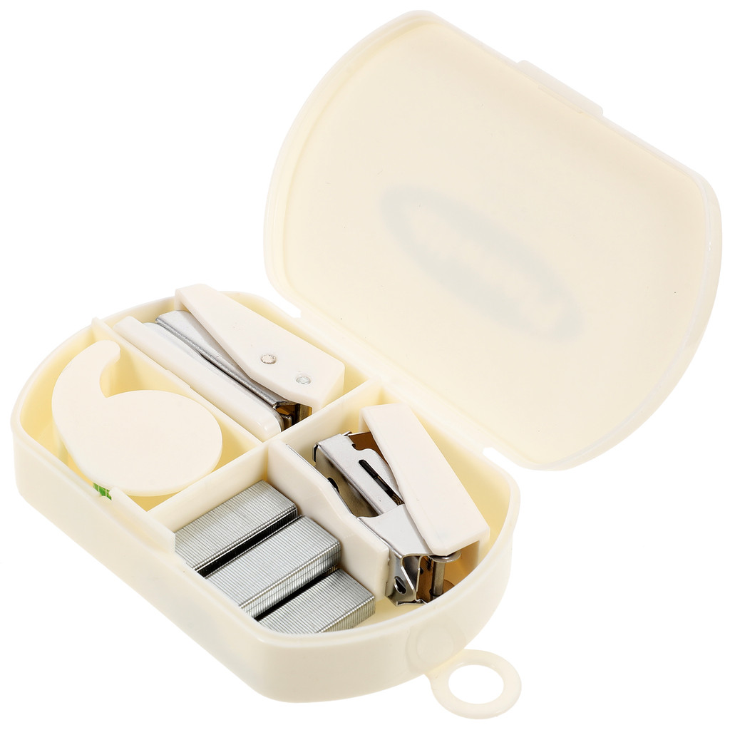 

Craft Stapler Hand Tool Box Small Tools for Scrapbooking Compact White Abs Heavy Duty