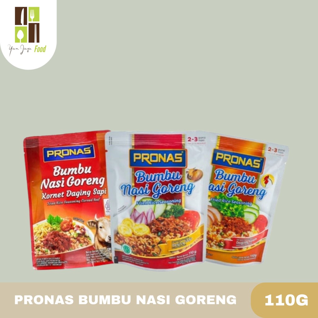 

Pronas Bumbu Nasi Goreng / Bumbu Nasi Goreng Instans / Nasi Goreng Ayam / Sapi / Corned 110g