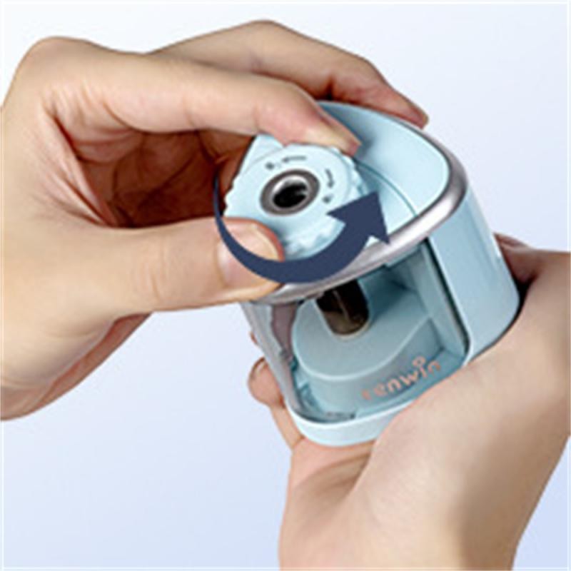 

Tenwin 8005 Portable Electric/Manual Pencil Sharpener Automatic Pencil Sharpener Kids Adults Auto Pencil Sharpener Stationery