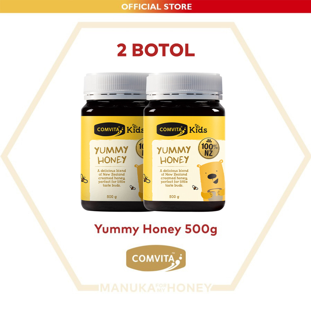 

NO_MORE Comvita Kids Yummy Honey 500g - ( 2 BOTOL ) Madu Murni Alami Asli
