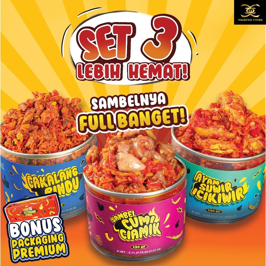 

Eatsambel - Paket Favorit Mas Yangun (Set 3)