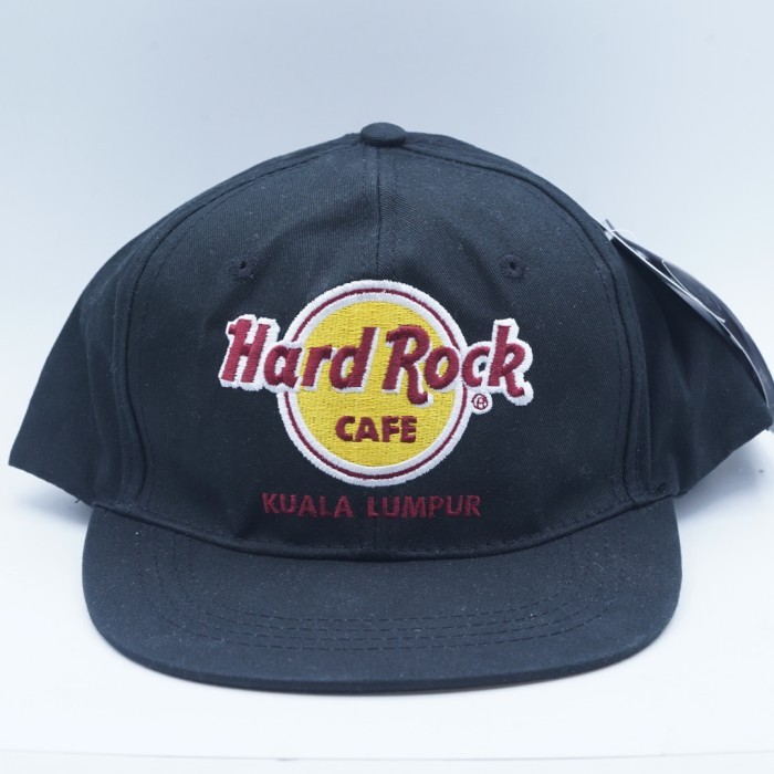 Hard Rock Cafe Kuala Lumpur Malaysia Flat Bill Hat Topi Dewasa Snapback Original Merchandise Collect