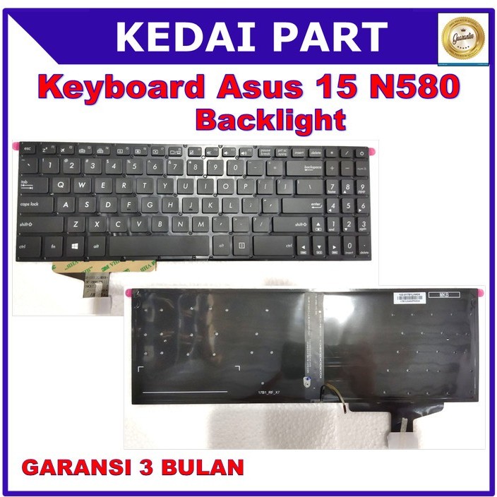 Keyboard Asus Vivobook Pro 15 N580 M580 NX580V NX580VD X580 X580VD Backlight