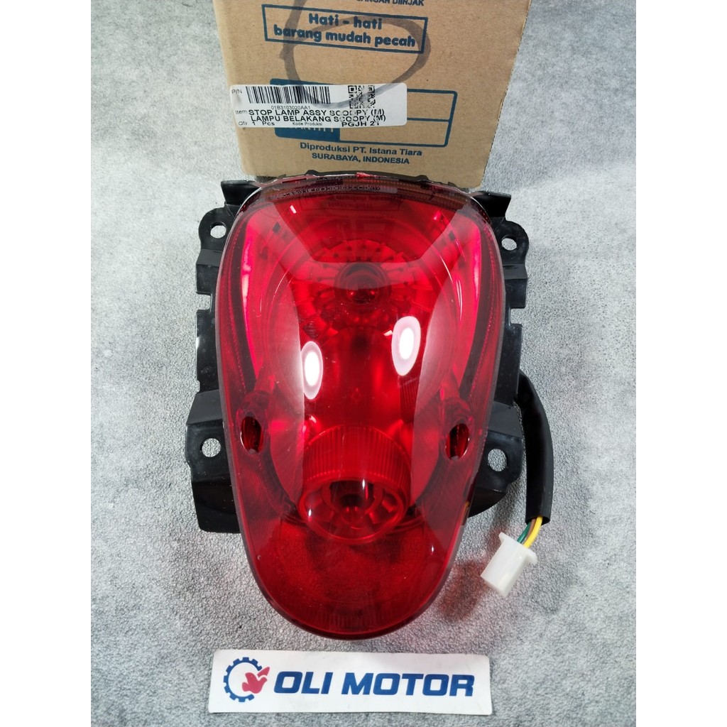 Lampu Stop Belakang Stoplamp Scoopy Karbu 2010-2013 WIN