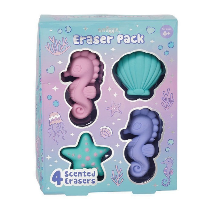 

Smiggle Epic Adventures Eraser Pack - IGL479511AQU