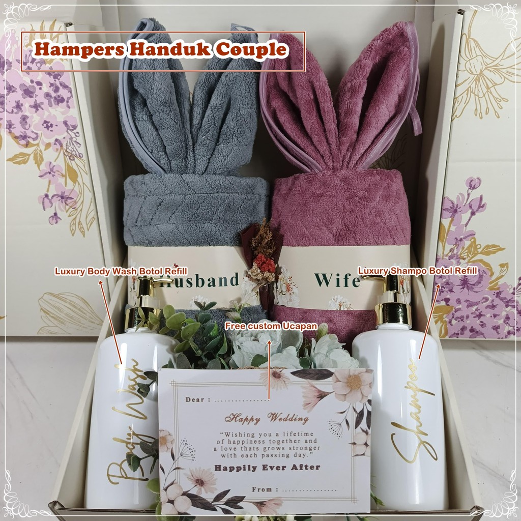 

Kado Pernikahan Hampers Handuk Couple Set Lembut,Kado Pernikahan Unik dan Menarik