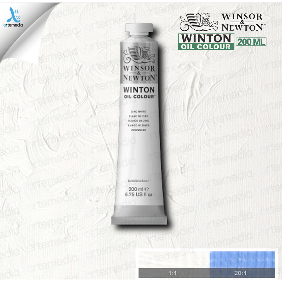 

Gramedia Surabaya - Winsor & Newton Winton ZINC WHITE 200ml Oil Color