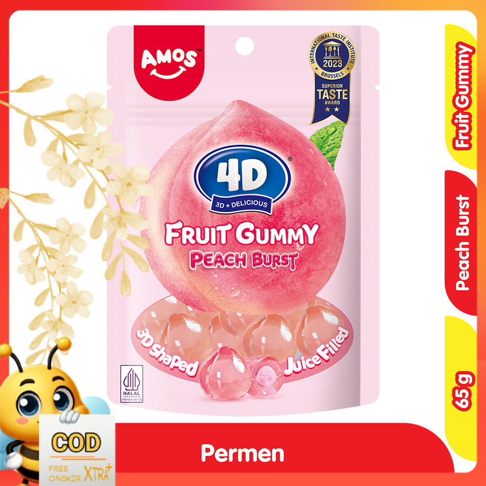 

Amos 4D Permen Jeli Rasa Buah Persik 65 g
