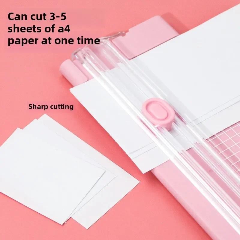 

Photo Trimmers with Pull-out Ruler A4 Precision Paper Photo Cutters Guillotine Photo Labels Paper Cutting Tool Office Supplies