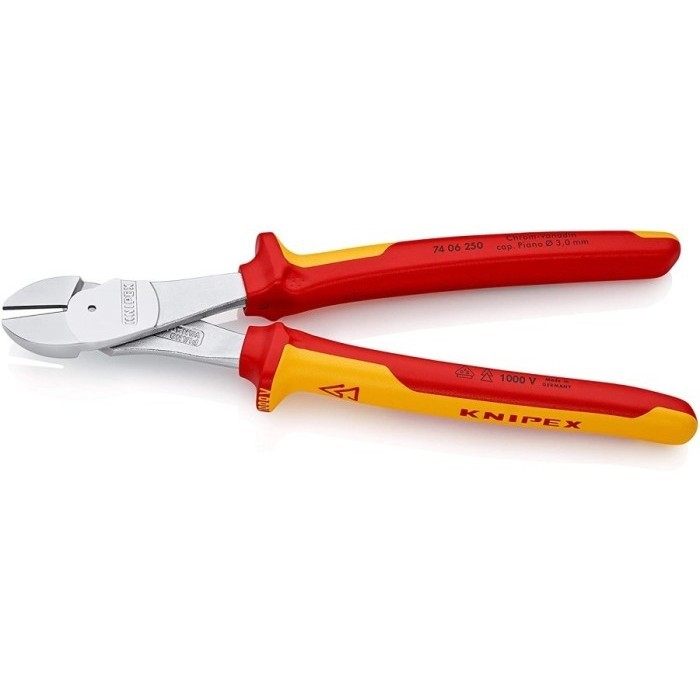 Knipex 74 06 250 Tang Diagonal High Leverage Diagonal Cutter
