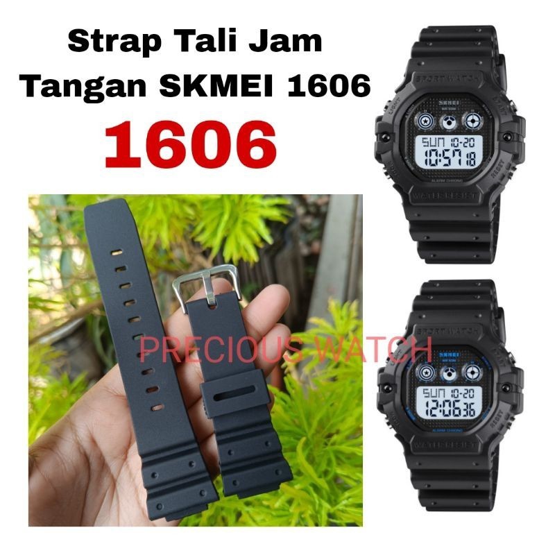 STRAP TALI JAM TANGAN SKMEI 1606 SK1606, SKMEI1606