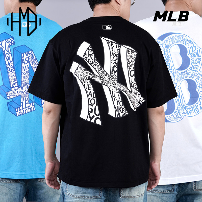 MLB Korea Illusion Clipping Tee NY Yankees LA Dodgers Boston Red Sox