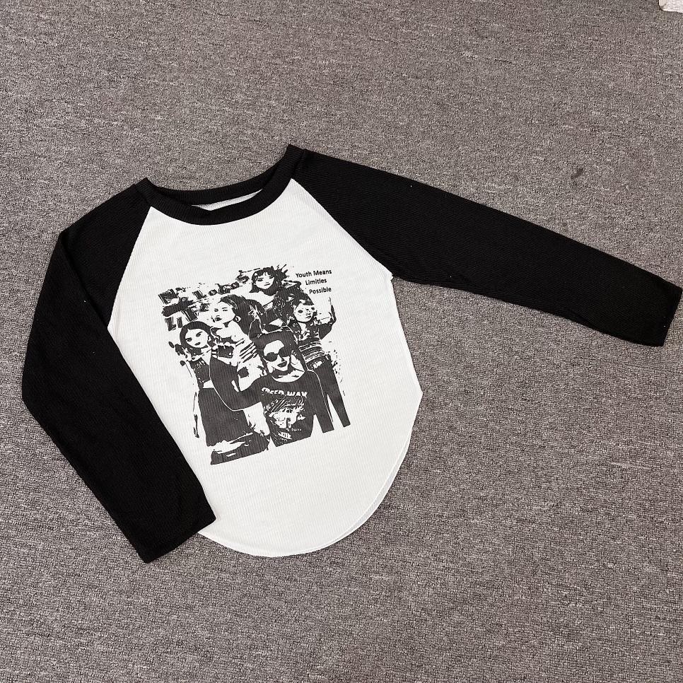 CASHA - ZEC PAKAIAN WANITA YENA / Longsleeve Nologos Life RIB (LD 88, P 52) / CropTop Longsleeve Wan