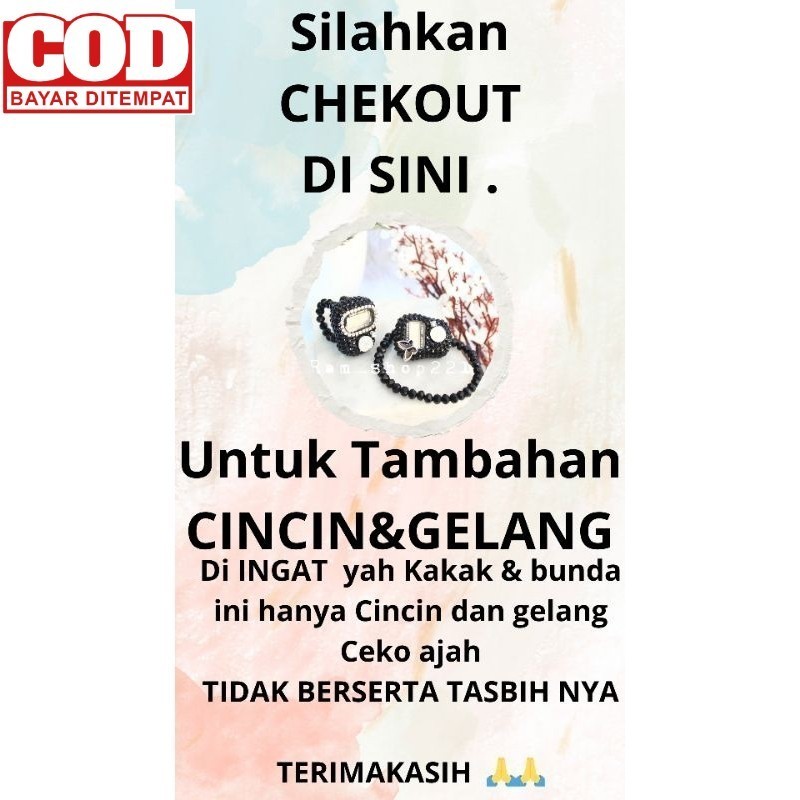 TAMBAHAN PELENGKAP TASBIH DIGITAL SWAROVSKI  HANYA GELANG CRYSTAL TASBIH DIGITAL SWAROVSKI // CRYSTA