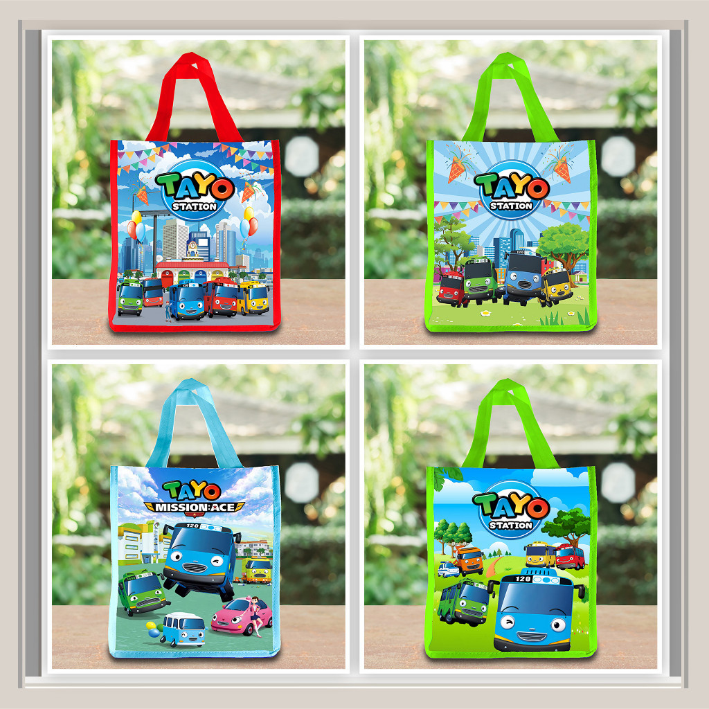 

GOODIE BAG POTRAIT TAYO / TAS ULTAH READY STOK MURAH / TAS ULANG TAHUN