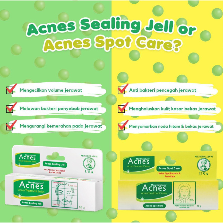 -BOS- ACNES SEALING JELL | ACNES SPOT CARE MENGOBATI JERAWAT/Acnes Spot Care | Gel Transparan | Obat