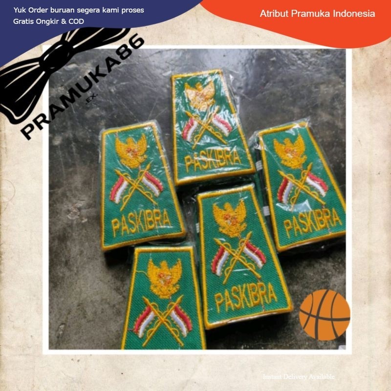 Ready Evolet Paskibra Bordir - Tanda Pundak Paskibra - Dek Paskibra Termurah Indonesia
