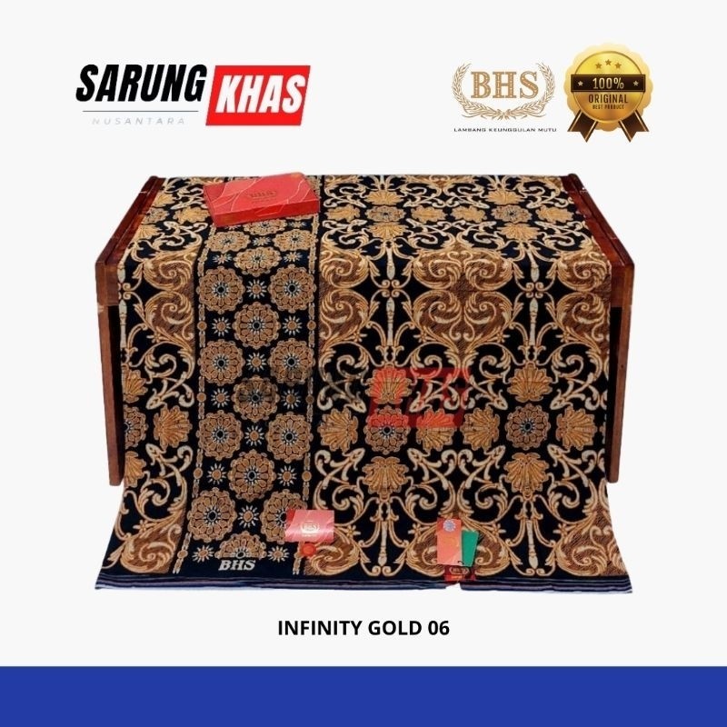 FLASH SALE sarung BHS INFINITY CBA/BHS sarung/infinity gold batik/sarung BHS motif batik
