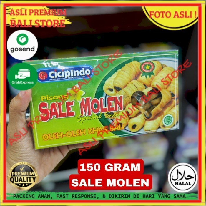 

OLEH OLEH MAKANAN CEMILAN CAMILAN SNACK KULINER KHAS ASLI ORI ORIGINAL BALI SALE SALAI PISANG MOLEN