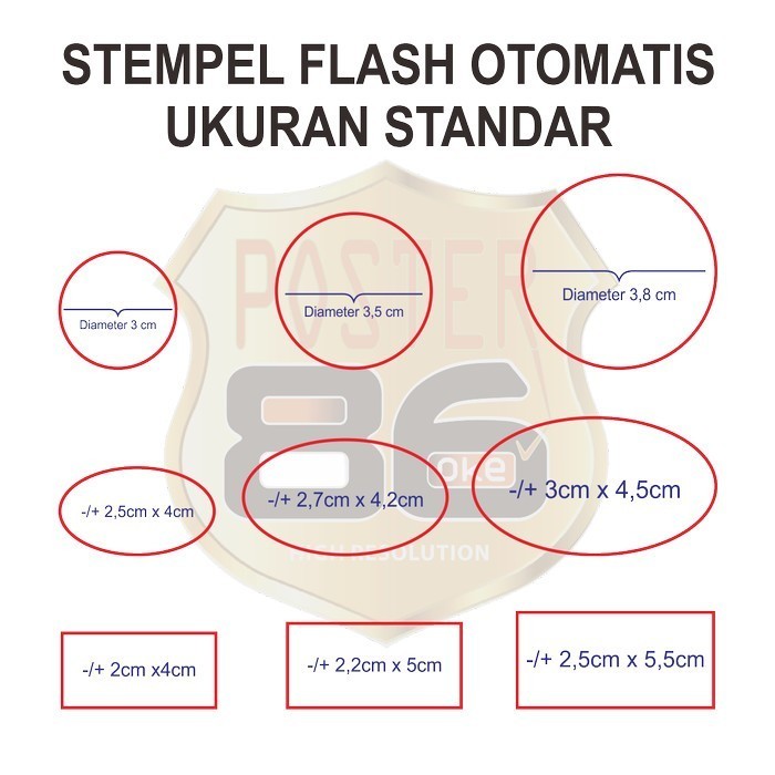 

[Promo] STEMPEL CUSTOM OTOMATIS TINTA DIDALAM BISA REFILL - STANDAR, 1 WARNA
