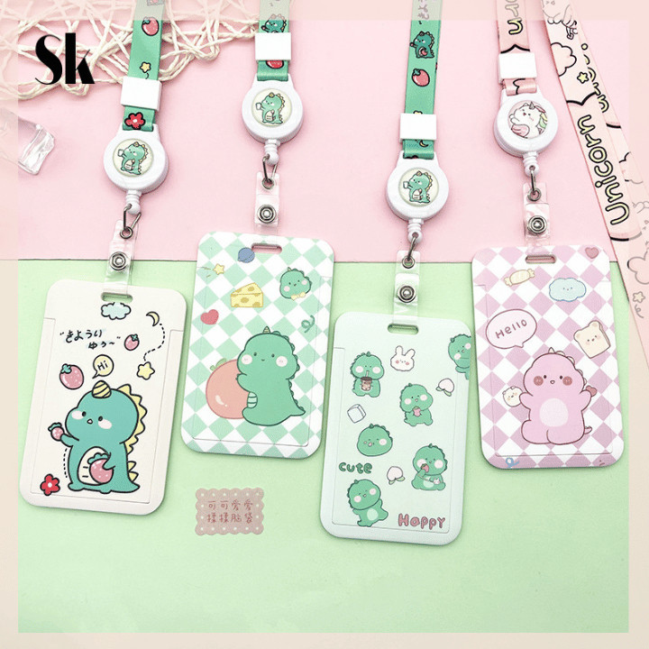 

SKSHOP Card Holder / Name Tag Motif Dino 1 pcs - NT051