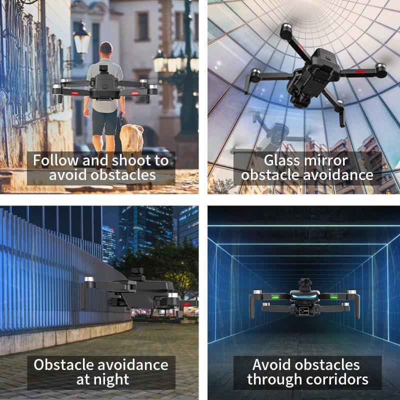 L800 Pro2 Max Drone Brushless Motor GPS Return 4K HD Camera 360° Laser Obstacle Avoidance Parking Ap