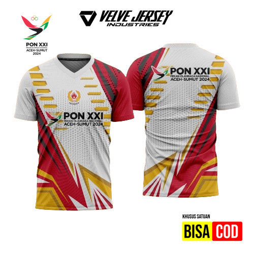 Velve Jersey Industries -  CUSTOM BAJU Jersey PON XXI 2024 FULLPRINTING | JERSEY PEKAN OLAHRAGA NASI