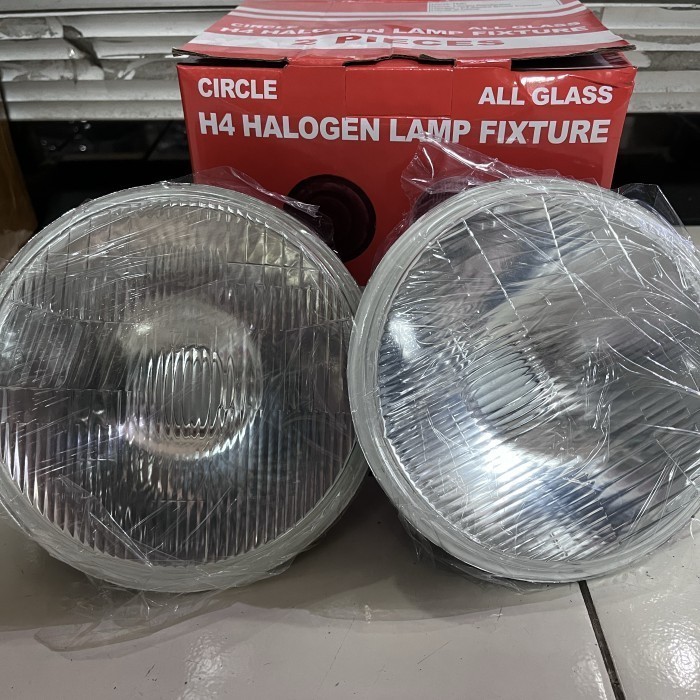 Lampu Depan Mobil Bulat H4 Headlamp 7 Inch Inci Jimmy Katana Universal