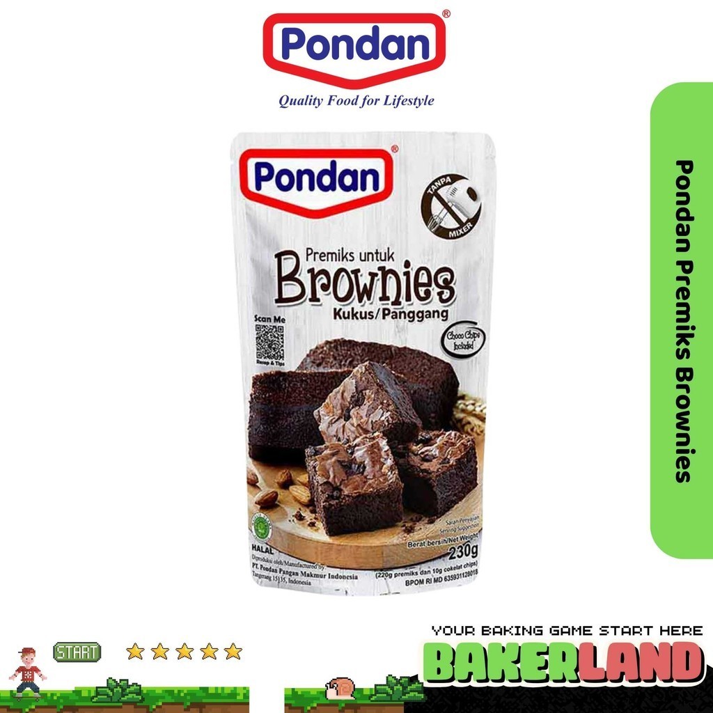 

Pondan Premiks Brownies / Pondan Brownies / Brownies Instan / Tepung Brownies Instan / Pondan Brownies Kukus / Brownies Pondan / Pondan Brownies Panggang