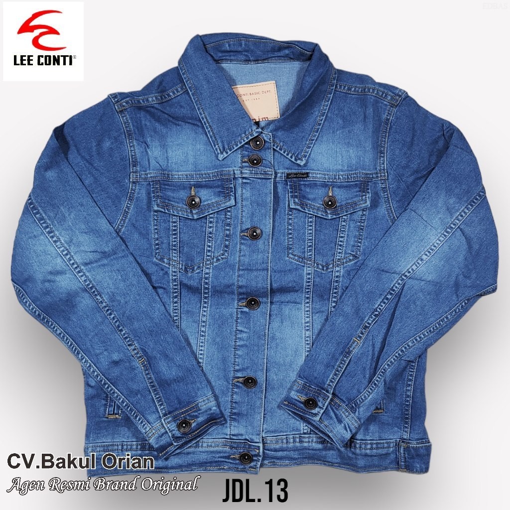 Jaket Jeans Cewek Lee Conti Original - JDL.13 E.C