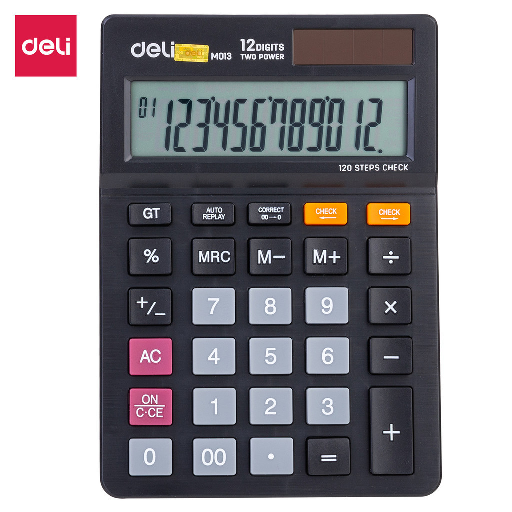

Deli | Kalkulator (Desktop Calculator) | 12 digit | M01320
