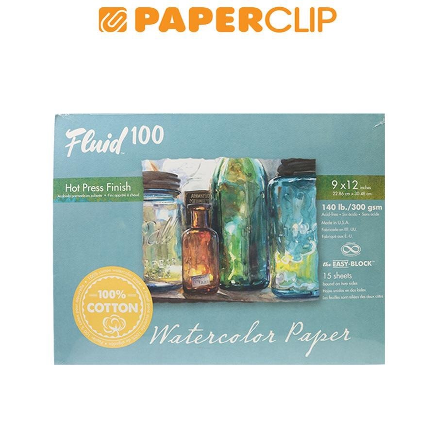 

WATERCOLOR PAD FLUID 100 EASY BLOCK 300G 812218 15S