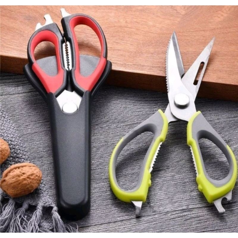 

Gunting multipungsi 8in 1 Stenlis gunting dapur multi guna