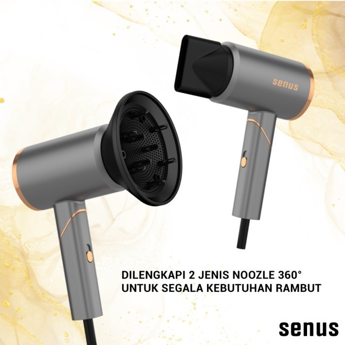 Senus Pro Travel Hair dryer - pengering rambut lipat 1600 W