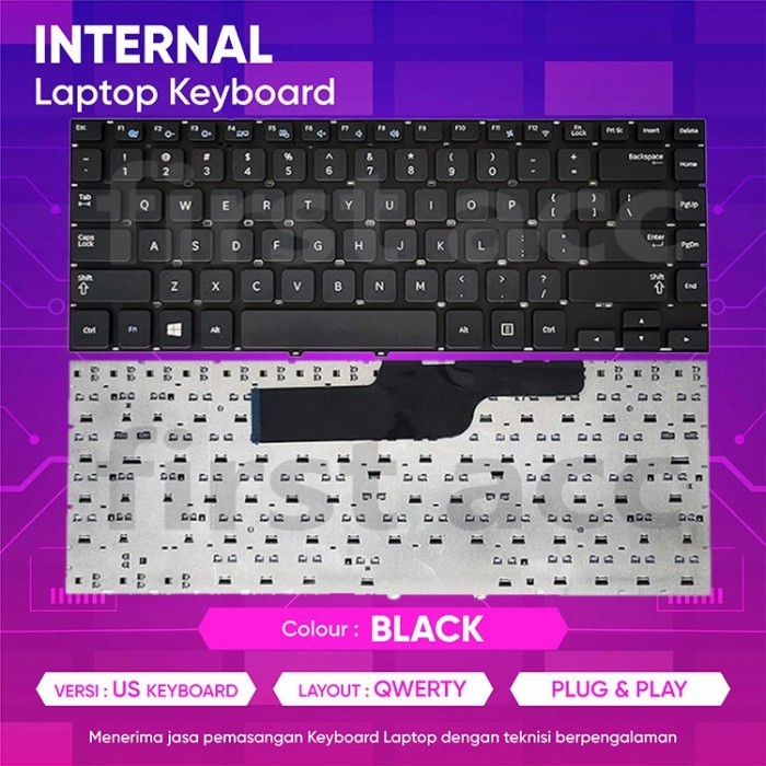 Keyboard Laptop SAMSUNG NP300E4X NP300E4V New