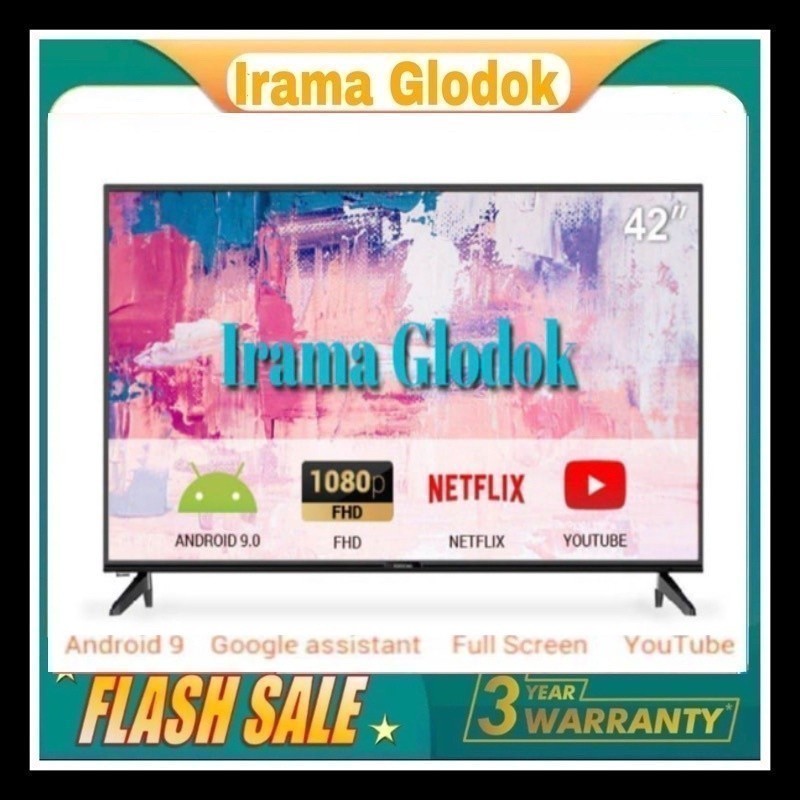 LED TV COOCAA 42 Inch 42S3G Smart Android 9.0 Netflix