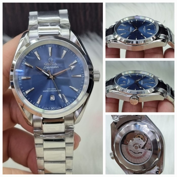 JAM TANGAN PRIA OMEGA SEMASTER MEWAH AUTOMATIC JAPAN SUPER GRADE AAA ANTI BADAI  #omega1675