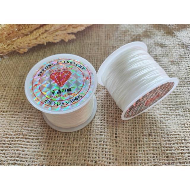 Frozen I Karet elastis putih/ Tali serat/Karet serat untuk gelang