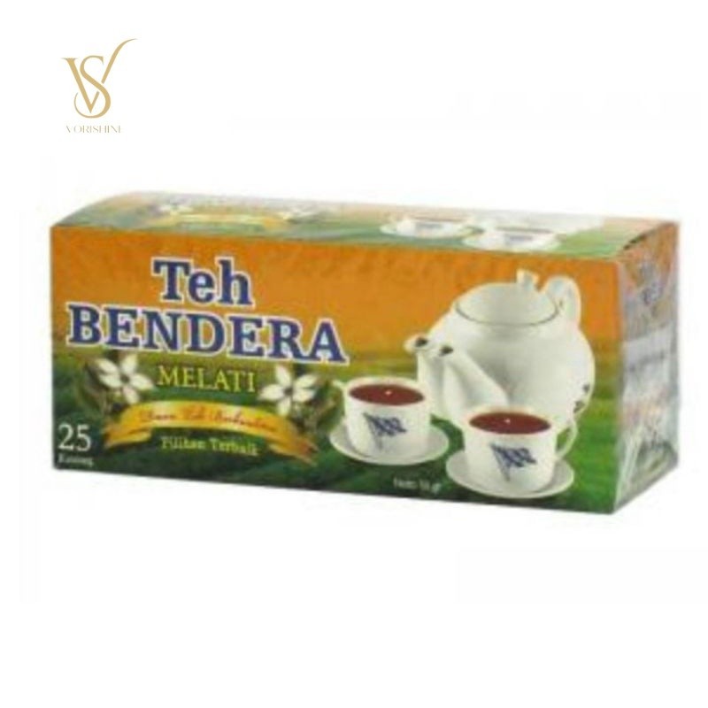 

1 box teh bendera melati 25 celup