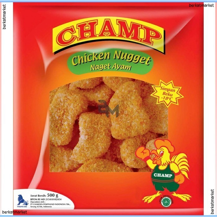 

Champ Chicken Nugget Naget Stick Ayam 500gr 250gr 200gr 1kg Crunchy Food Macam Abc Kecil Frozen Burger Crispy Isi 2 24 500 100 50 Gr Pcs