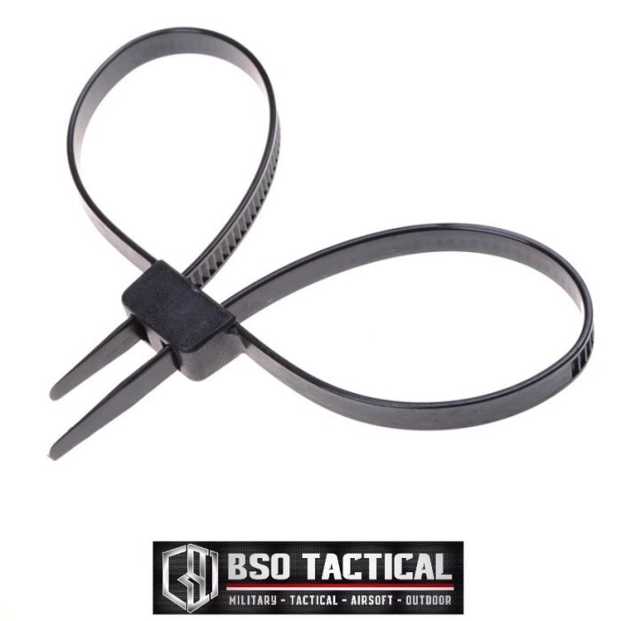 pipit_id1-Terlaris Borgol Plastik Disposable Handcuffs Zip Tie Cuff Police Handcuff - Hitam