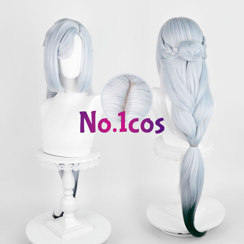 Wig Shenhe Skin Lantern Twilight Blossom Genshin Impact 100cm Wig
