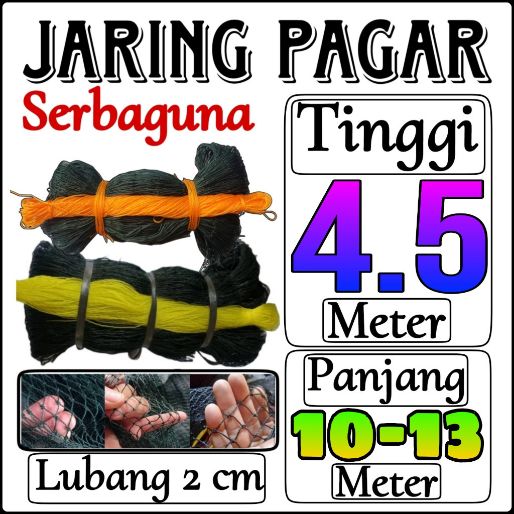 Jaring Ayam Lubang 2 cm Lebar 4.5 Meter Jaring Pagar Ayam Jaring Kandang Ayam