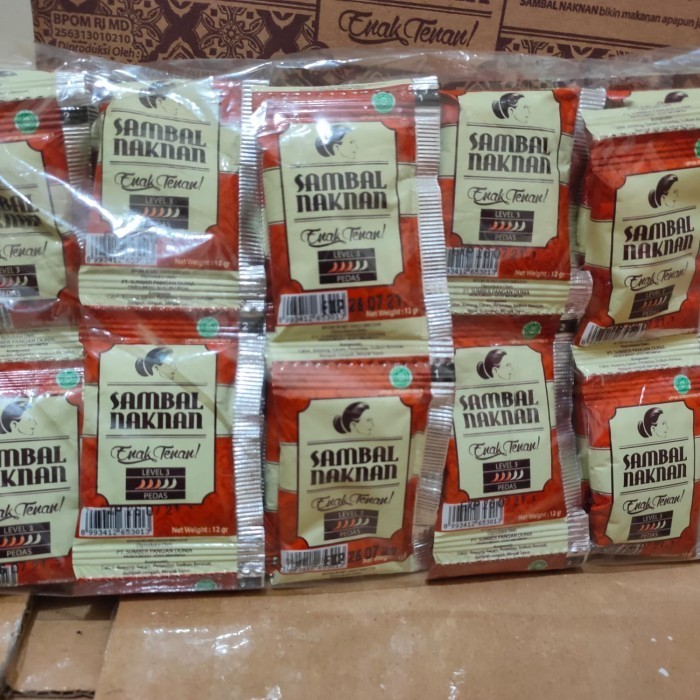 

Sambal Naknan sachet level 3