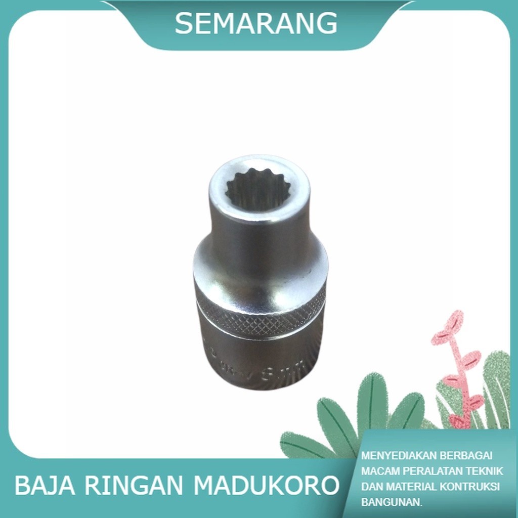 (BRSP) MATA KUNCI SOK SHOCK LAKONI PRO 8MM 1/2''INCH  6PT/12PT