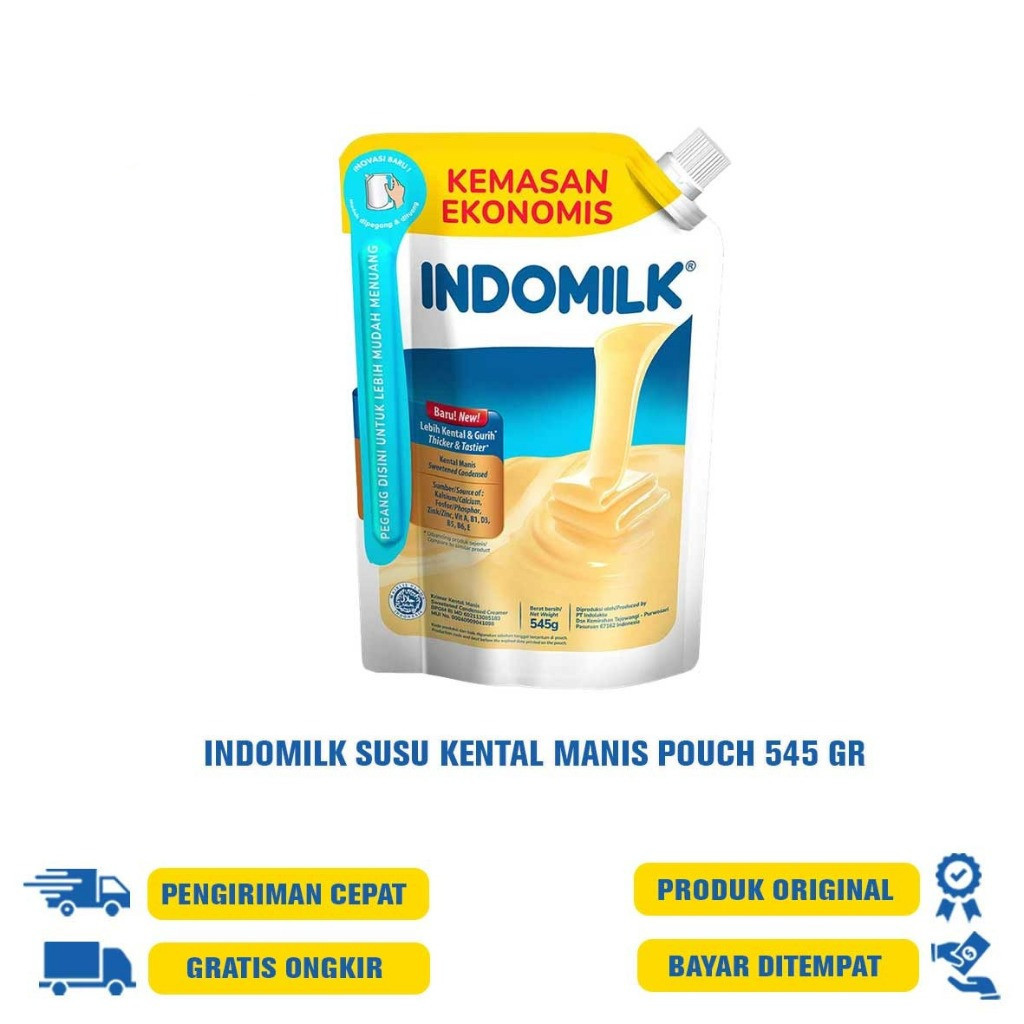 

INDOMILK SUSU KENTAL MANIS COKLAT& PUTIH POUCH 545GR