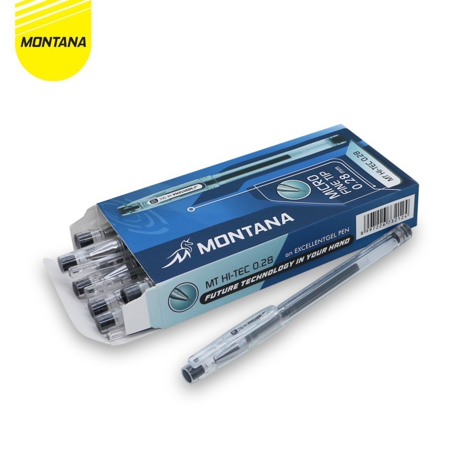

Ballpoint Gel Hi-Tech 0.28mm Montana / Pulpen Hi-Tech Montana Hitam murah berkualitas